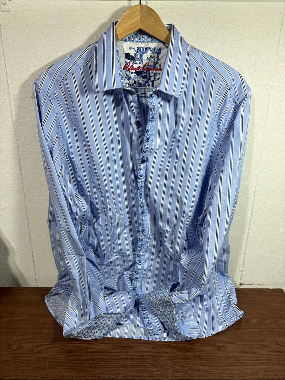 Robert Graham Men’s Striped Dress Shirt XL